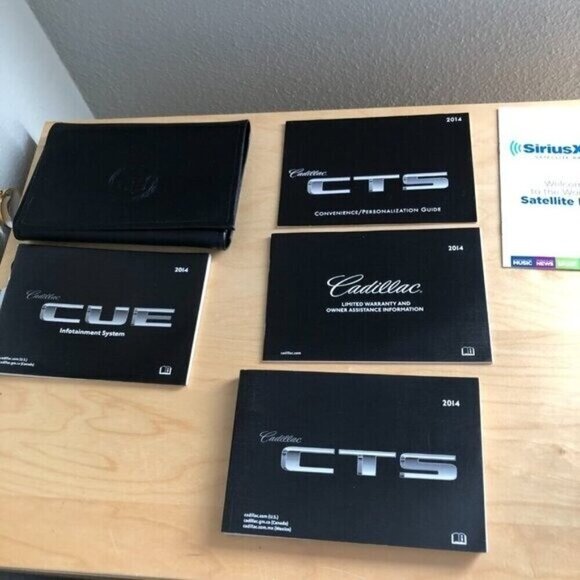 2014 Cadillac CTS Owners Manuals with Case and Navigation Info NEW - Picture 3 of 5